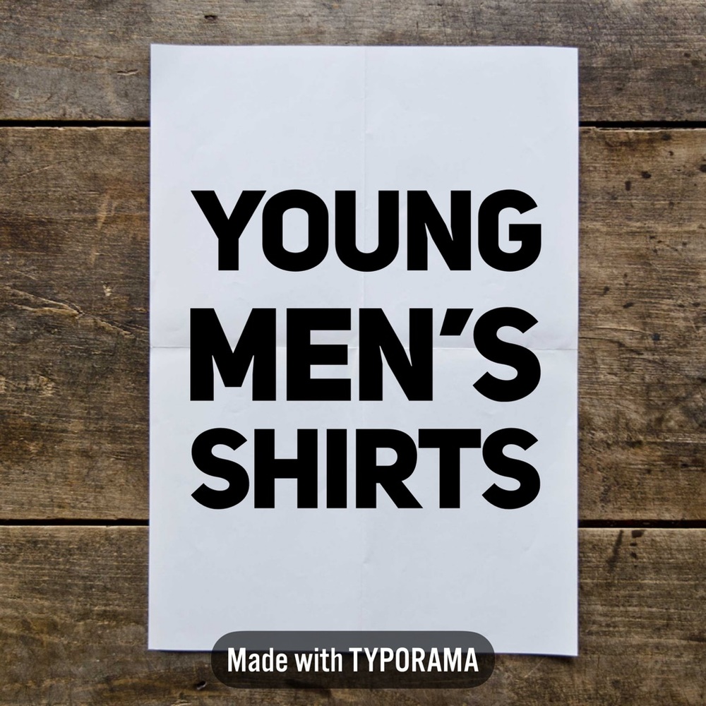 Young Men’s Shirts